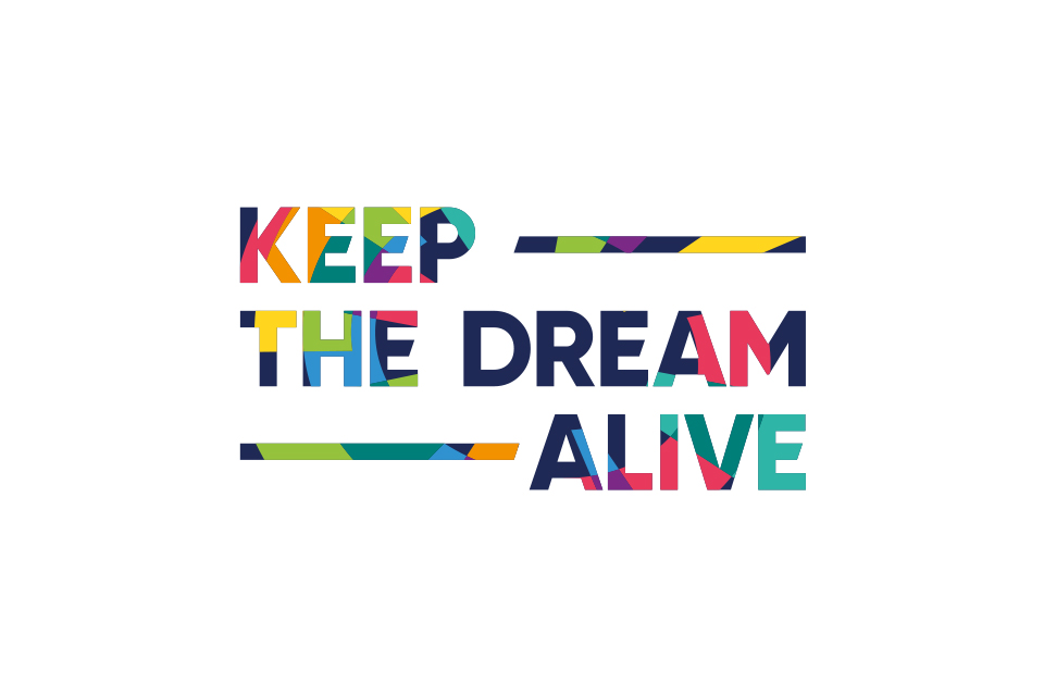Asian Games 2018 KEEP THE DREAM ALIVE tagline